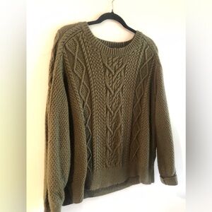 Knit crochet sweater top. Polo Ralph Lauren